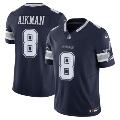 Troy Aikman Dallas Cowboys Navy Home Vapor F.U.S.E Limited Jersey - All Stitched
