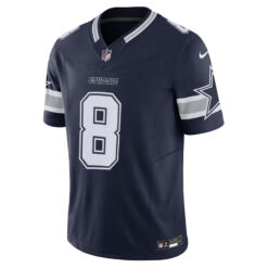 Alternative view of Troy Aikman Dallas Cowboys Navy Home Vapor F.U.S.E Limited Jersey - All Stitched