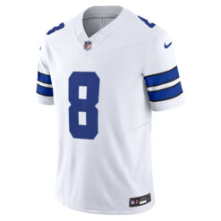 Alternative view of Troy Aikman Dallas Cowboys White Away Vapor F.U.S.E Limited Jersey - All Stitched
