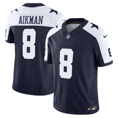 Troy Aikman Dallas Cowboys Navy Alternate Vapor F.U.S.E Limited Jersey - All Stitched
