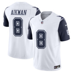 Troy Aikman Dallas Cowboys White Alternate Vapor F.U.S.E Limited Jersey - All Stitched