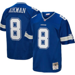 Troy Aikman Dallas Cowboys Royal Blue Legacy Jersey - All Stitched