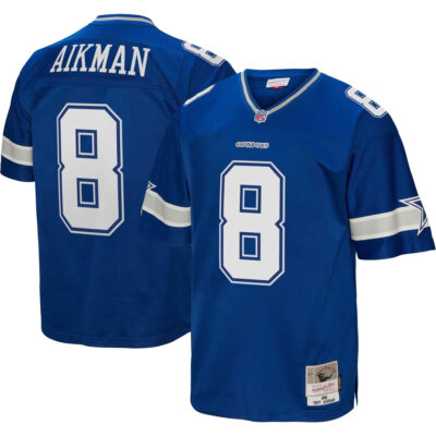 Troy Aikman Dallas Cowboys Royal Blue Legacy Jersey - All Stitched