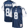 Troy Aikman Dallas Cowboys Navy 1995 Throwback Jersey - All Stitched