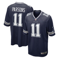 Micah Parsons Dallas Cowboys Navy Home Game Jersey - All Stitched
