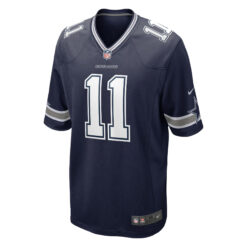 Alternative view of Micah Parsons Dallas Cowboys Navy Home Game Jersey - All Stitched