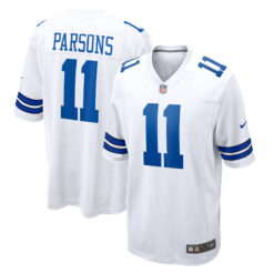 Micah Parsons Dallas Cowboys White Away Game Jersey - All Stitched