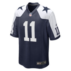 Alternative view of Micah Parsons Dallas Cowboys Navy Alternate Game Jersey - All Stitched