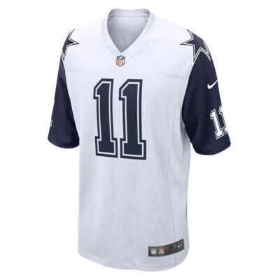Alternative view of Micah Parsons Dallas Cowboys White Alternate Game Jersey - All Stitched
