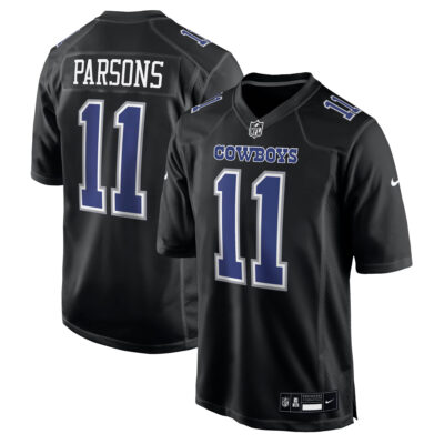 Micah Parsons Dallas Cowboys Black Fashion Game Jersey - All Stitched