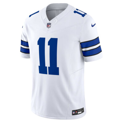 Alternative view of Micah Parsons Dallas Cowboys White Away Vapor F.U.S.E Limited Jersey - All Stitched