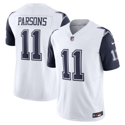 Micah Parsons Dallas Cowboys White Alternate Vapor F.U.S.E Limited Jersey - All Stitched