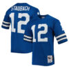 Roger Staubach Dallas Cowboys Royal Blue 1971 Throwback Jersey - All Stitched