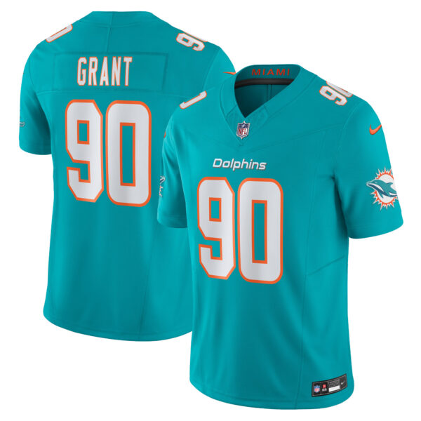 Kenneth Grant Miami Dolphins Aqua Home Vapor F.U.S.E Limited Jersey - All Stitched