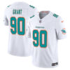 Kenneth Grant Miami Dolphins White Away Vapor F.U.S.E Limited Jersey - All Stitched
