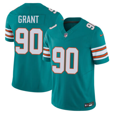 Kenneth Grant Miami Dolphins Aqua Alternate Vapor F.U.S.E Limited Jersey - All Stitched