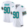 Kenneth Grant Miami Dolphins White Alternate Vapor F.U.S.E Limited Jersey - All Stitched