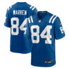 Tyler Warren Indianapolis Colts Royal Blue Home Game Jersey - All Stitched