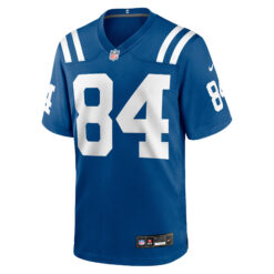 Alternative view of Tyler Warren Indianapolis Colts Royal Blue Home Game Jersey - All Stitched