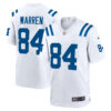 Tyler Warren Indianapolis Colts White Away Game Jersey - All Stitched
