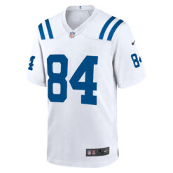 Alternative view of Tyler Warren Indianapolis Colts White Away Game Jersey - All Stitched