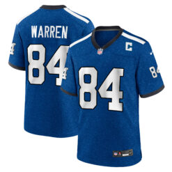 Tyler Warren Indianapolis Colts Royal Blue Indiana Nights Alternate Game Jersey - All Stitched