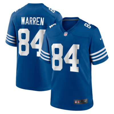 Tyler Warren Indianapolis Colts Royal Blue Alternate Game Jersey - All Stitched