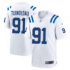JT Tuimoloau Indianapolis Colts White Away Game Jersey - All Stitched