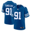 JT Tuimoloau Indianapolis Colts Royal Blue Alternate Game Jersey - All Stitched