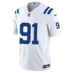 Alternative view of JT Tuimoloau Indianapolis Colts White Away Vapor F.U.S.E Limited Jersey - All Stitched