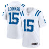 Riley Leonard Indianapolis Colts White Away Game Jersey - All Stitched