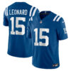 Riley Leonard Indianapolis Colts Royal Blue Home Vapor F.U.S.E Limited Jersey - All Stitched