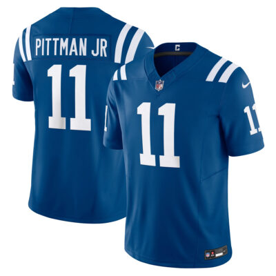 Michael Pittman Jr Indianapolis Colts Royal Blue Home Vapor F.U.S.E Limited Jersey - All Stitched