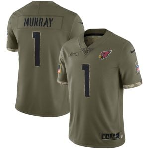 Kyler Murray Arizona Cardinals Olive 2022 Salute To Service Jersey - All Stitched