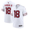 Marvin Harrison Jr Arizona Cardinals White Road Game Jersey - All Stitched