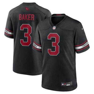 Budda Baker Arizona Cardinals Black Alternate Game Jersey - All Stitched
