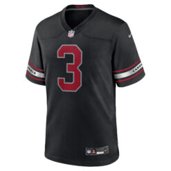 Alternative view of Budda Baker Arizona Cardinals Black Alternate Game Jersey - All Stitched
