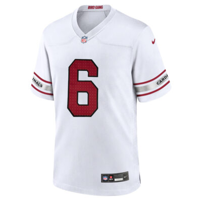 Alternative view of James Conner Arizona Cardinals White Road Game Jersey - All Stitched