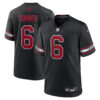 James Conner Arizona Cardinals Black Alternate Game Jersey - All Stitched