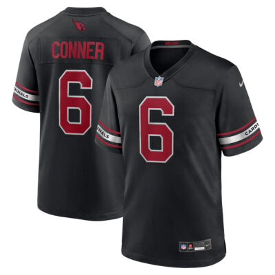 James Conner Arizona Cardinals Black Alternate Game Jersey - All Stitched