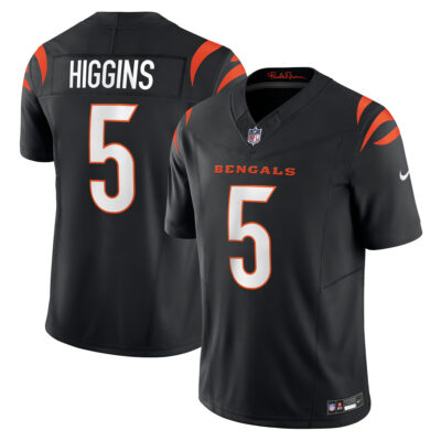 Tee Higgins Cincinnati Bengals Black Home Vapor F.U.S.E Limited Jersey - All Stitched