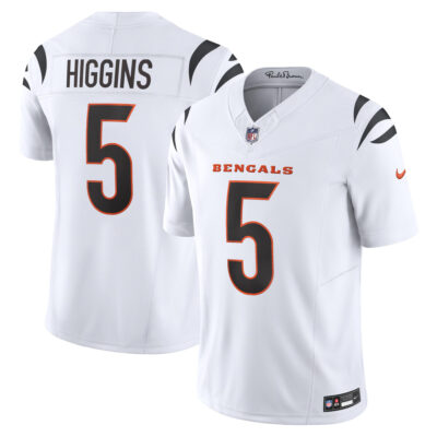Tee Higgins Cincinnati Bengals White Road Vapor F.U.S.E Limited Jersey - All Stitched