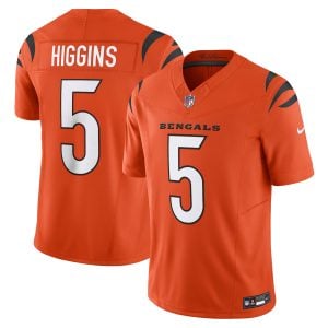 Tee Higgins Cincinnati Bengals Orange Alternate Vapor F.U.S.E Limited Jersey - All Stitched