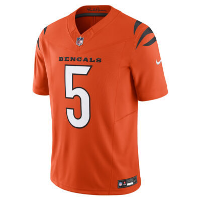 Alternative view of Tee Higgins Cincinnati Bengals Orange Alternate Vapor F.U.S.E Limited Jersey - All Stitched
