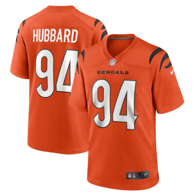 Sam Hubbard Cincinnati Bengals Orange Alternate Game Jersey - All Stitched