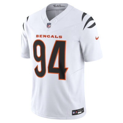 Alternative view of Sam Hubbard Cincinnati Bengals White Road Vapor F.U.S.E Limited Jersey - All Stitched