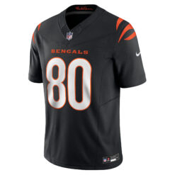 Alternative view of Andrei Iosivas Cincinnati Bengals Black Home Vapor F.U.S.E Limited Jersey - All Stitched