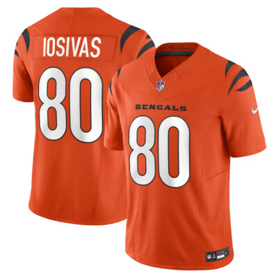 Andrei Iosivas Cincinnati Bengals Orange Alternate Vapor F.U.S.E Limited Jersey - All Stitched