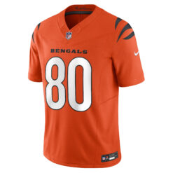 Alternative view of Andrei Iosivas Cincinnati Bengals Orange Alternate Vapor F.U.S.E Limited Jersey - All Stitched