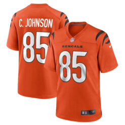 Chad Johnson Cincinnati Bengals Orange Alternate Game Jersey - All Stitched